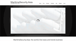 Desktop Screenshot of maritimesecurity.asia